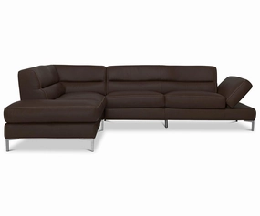 Campsis Leather Left Sectional sofa,couch,living room furniture