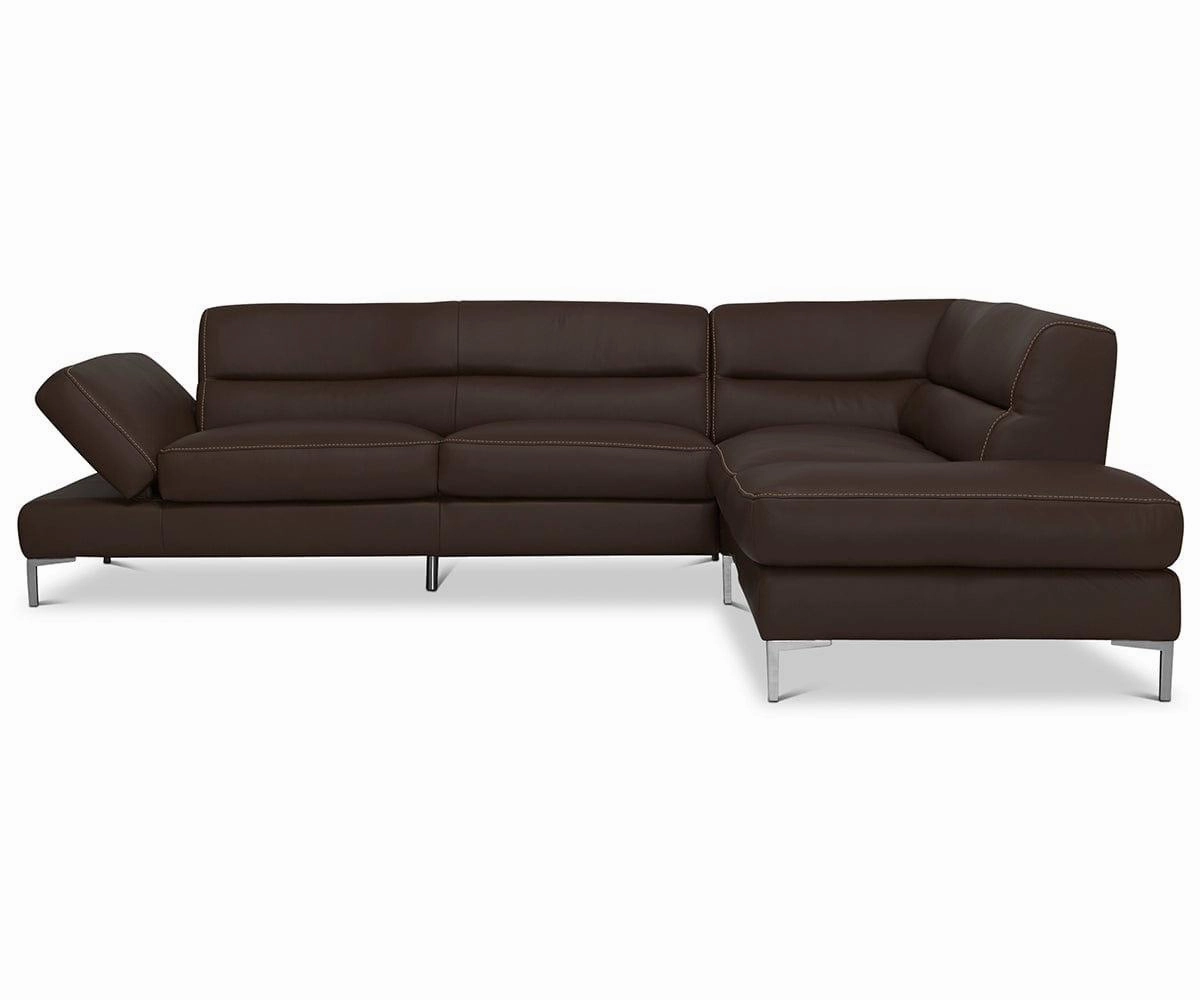 Campsis Leather Right Sectional sofa,couch,living room furniture