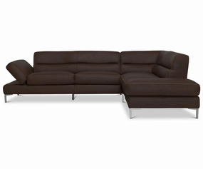 Campsis Leather Right Sectional sofa,couch,living room furniture