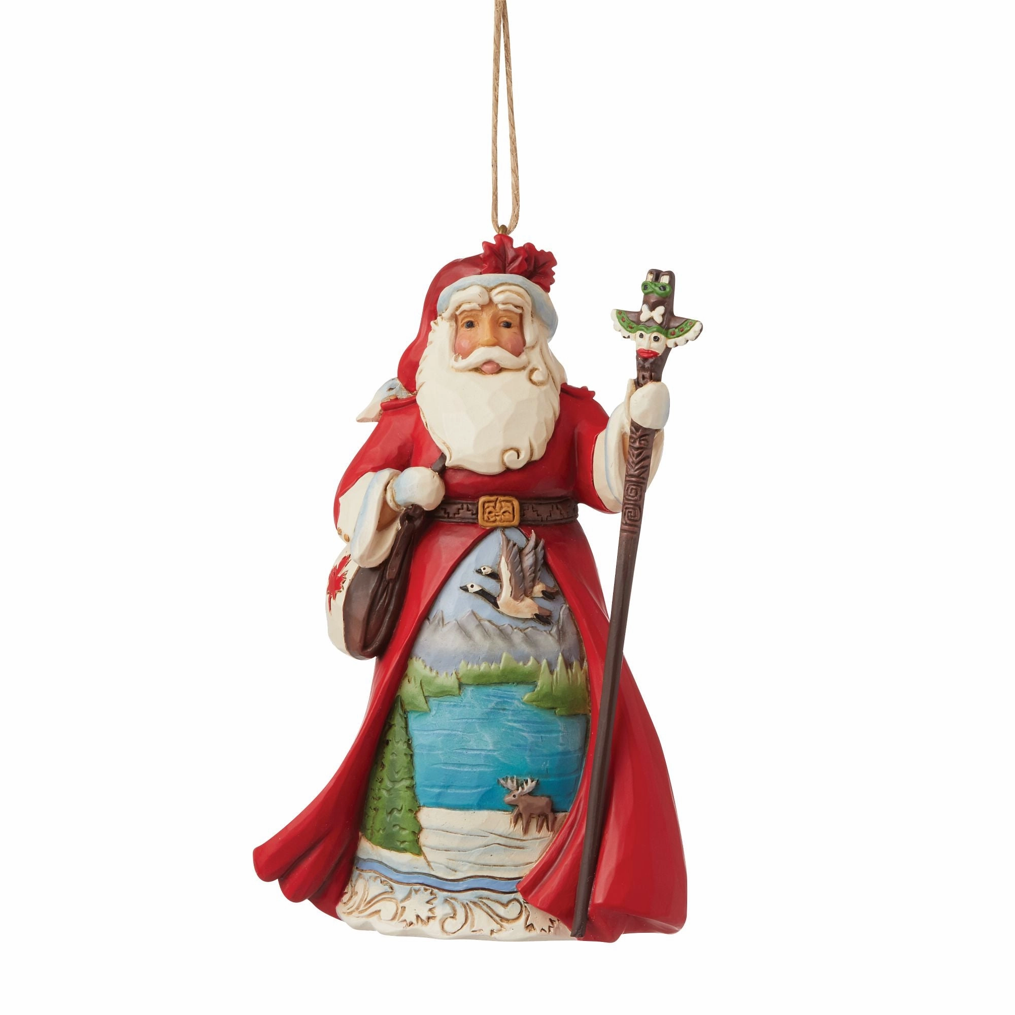 Canadian Santa Ornament figurines,decorative figurines,home accents