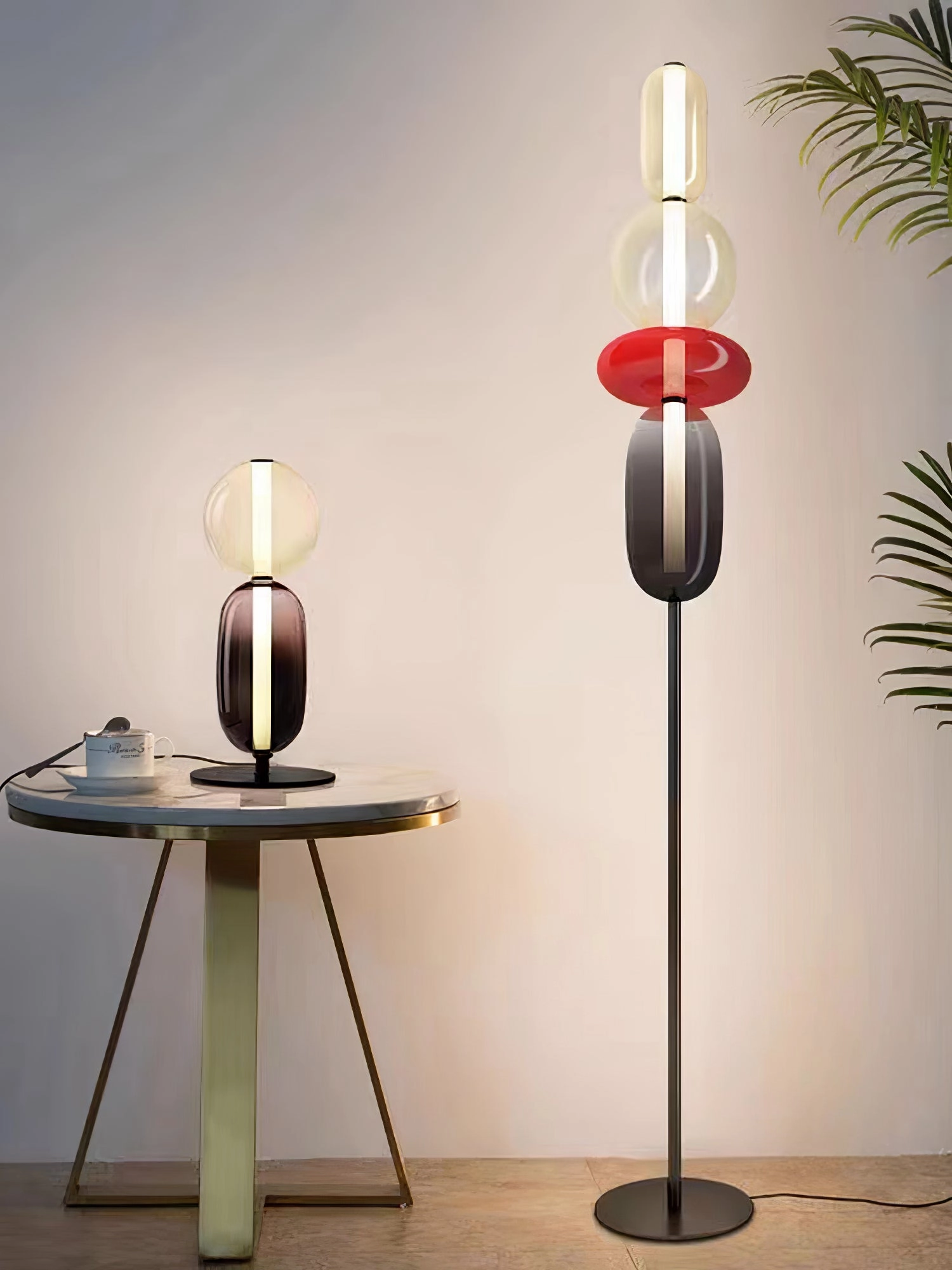 Candied Glass Floor Light