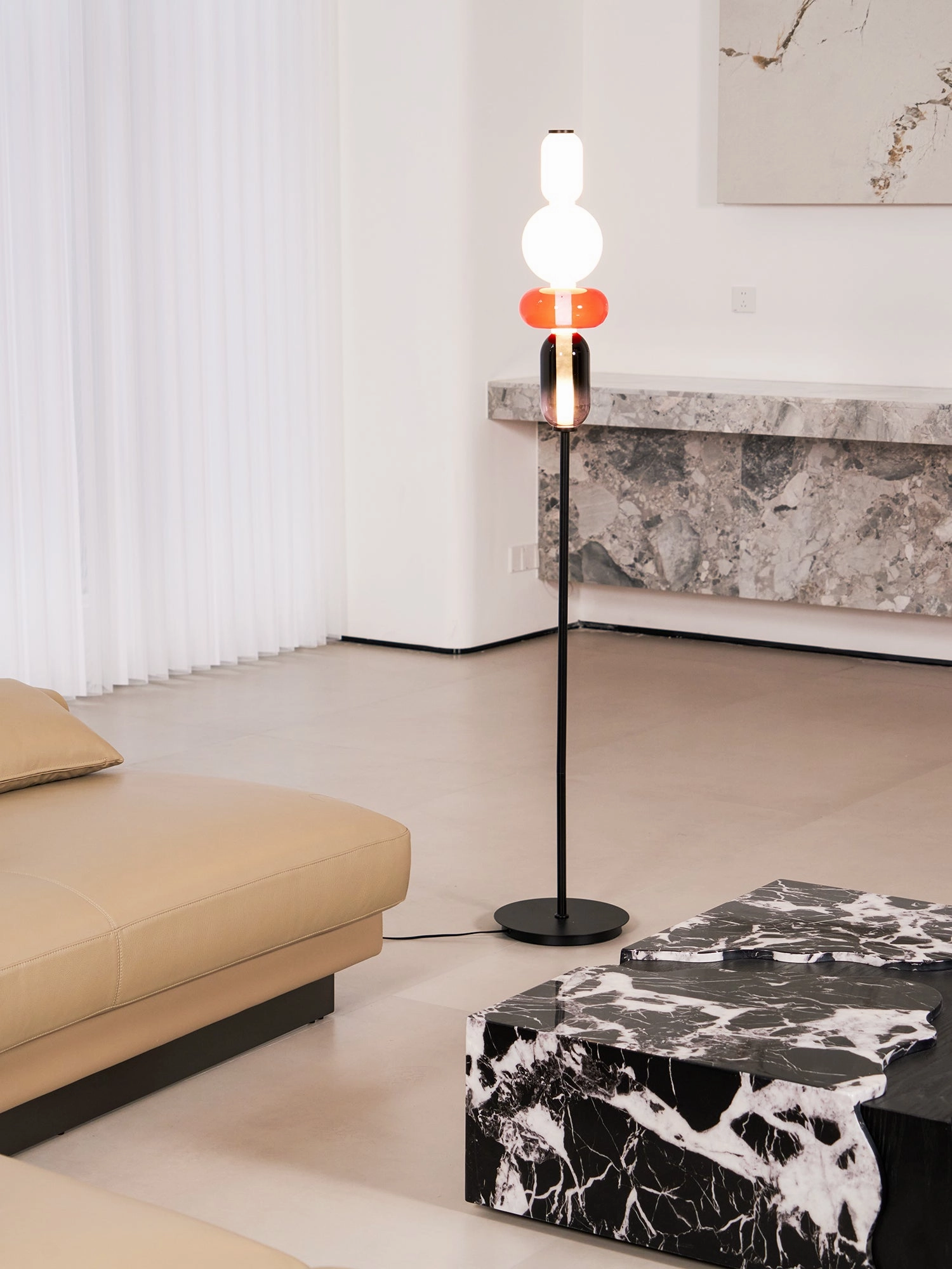 Candied Glass Floor Light