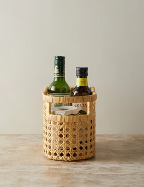 Cane Basket by Sarah Sherman Samuel home decor,home accents,interior accessories