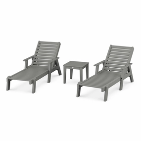 Captain Chaise 3-Piece Set with Arms chairs,dining chairs,home seating