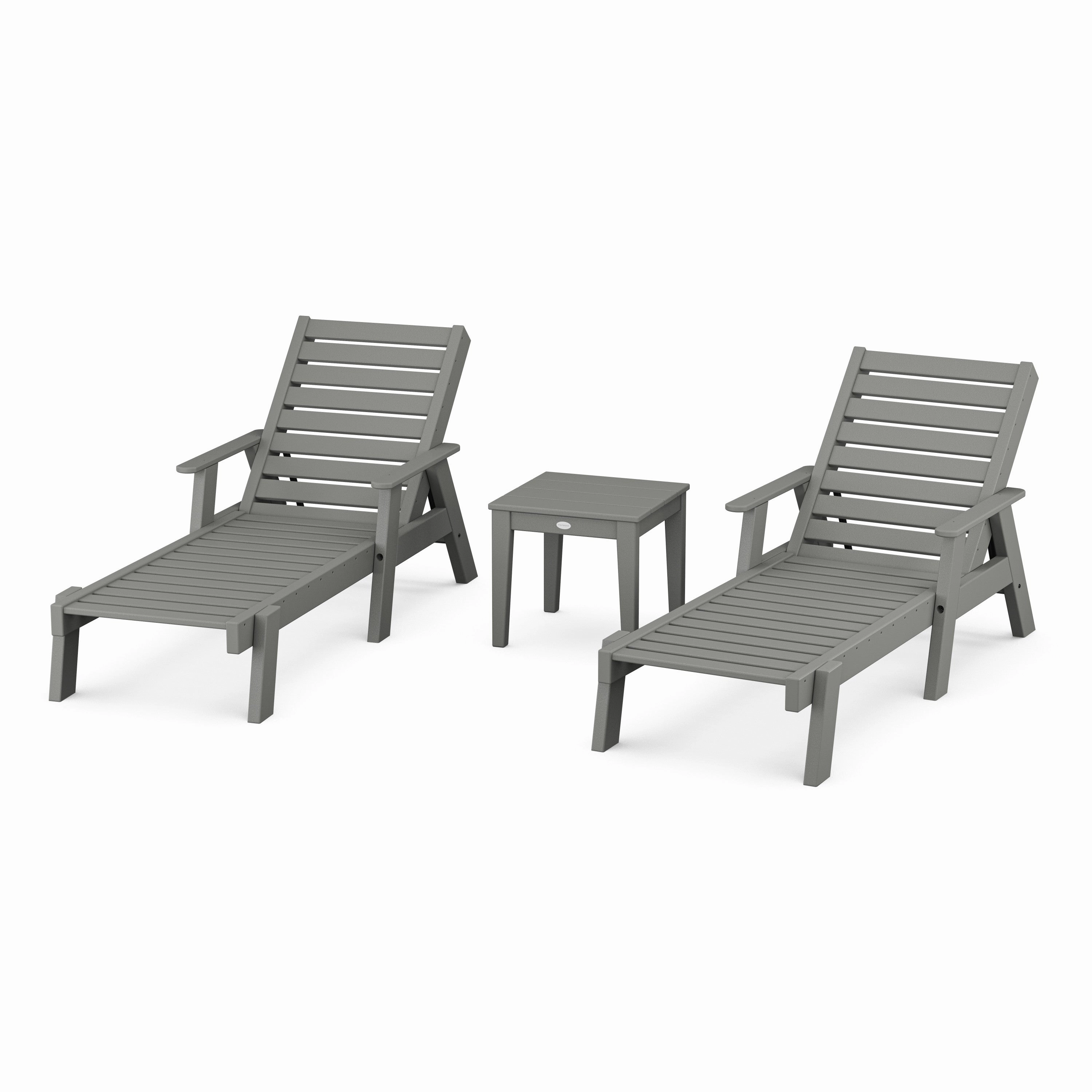 Captain Chaise 3-Piece Set with Arms chairs,dining chairs,home seating
