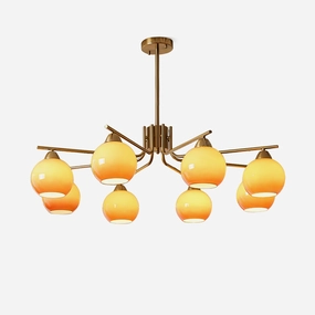 Caramel Sphere Chandelier chandelier,ceiling light,decorative lighting