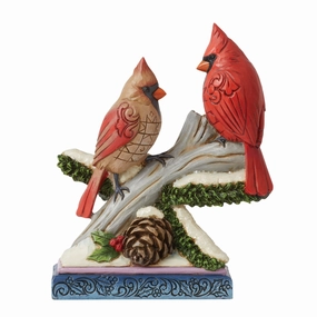 Cardinals on Snowy Branch figurines,decorative figurines,home accents