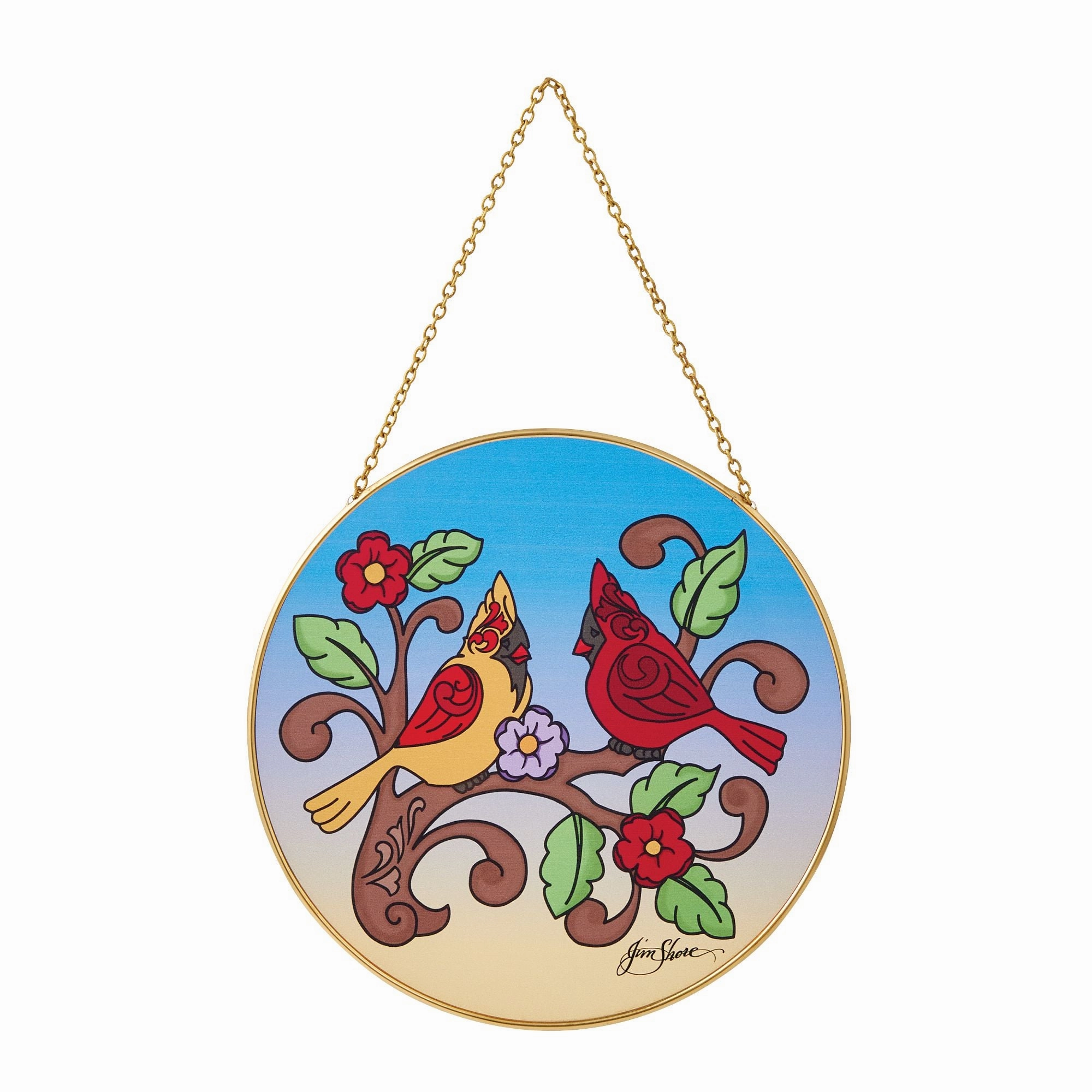 Cardinals Suncatcher figurines,decorative figurines,home accents