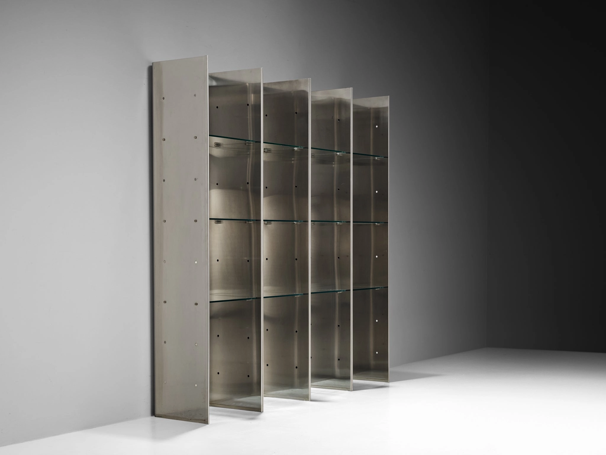Carla Venosta and Guido Zimmerman for Arflex 'Valiant' Bookcase in Steel