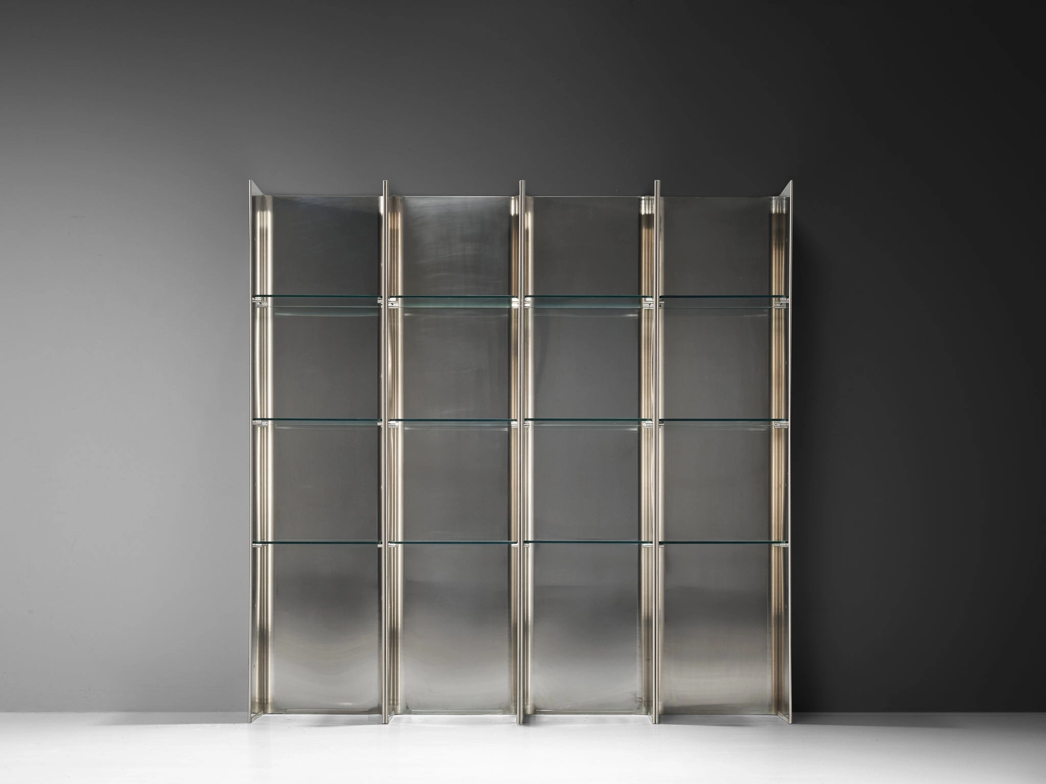 Carla Venosta and Guido Zimmerman for Arflex 'Valiant' Bookcase in Steel