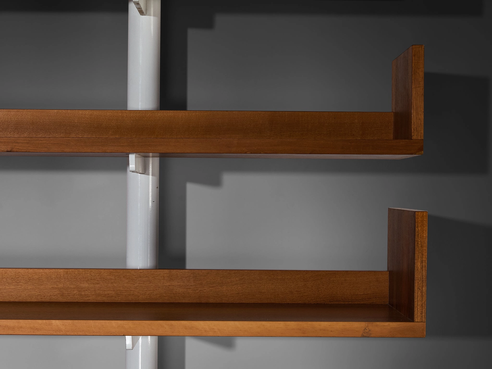 Carlo Scarpa for Bernini '795' Library in Metal and Walnut