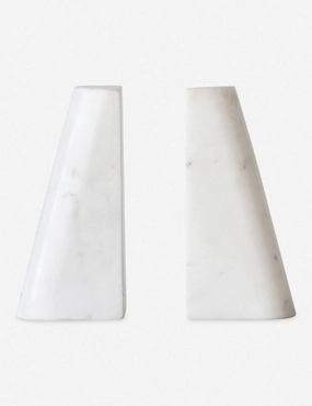 Cavallo Marble Bookends (Set of 2) -  - home decor,home accents,interior accessories