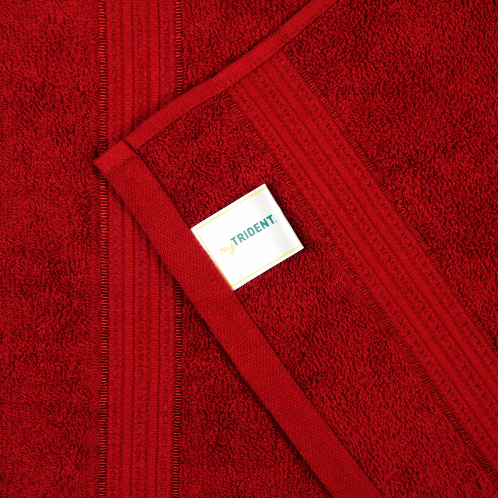 Celebration Lovely Red 4Pc Set Towel Gift Set, 450 Gsm, 100% Cotton, Solid
