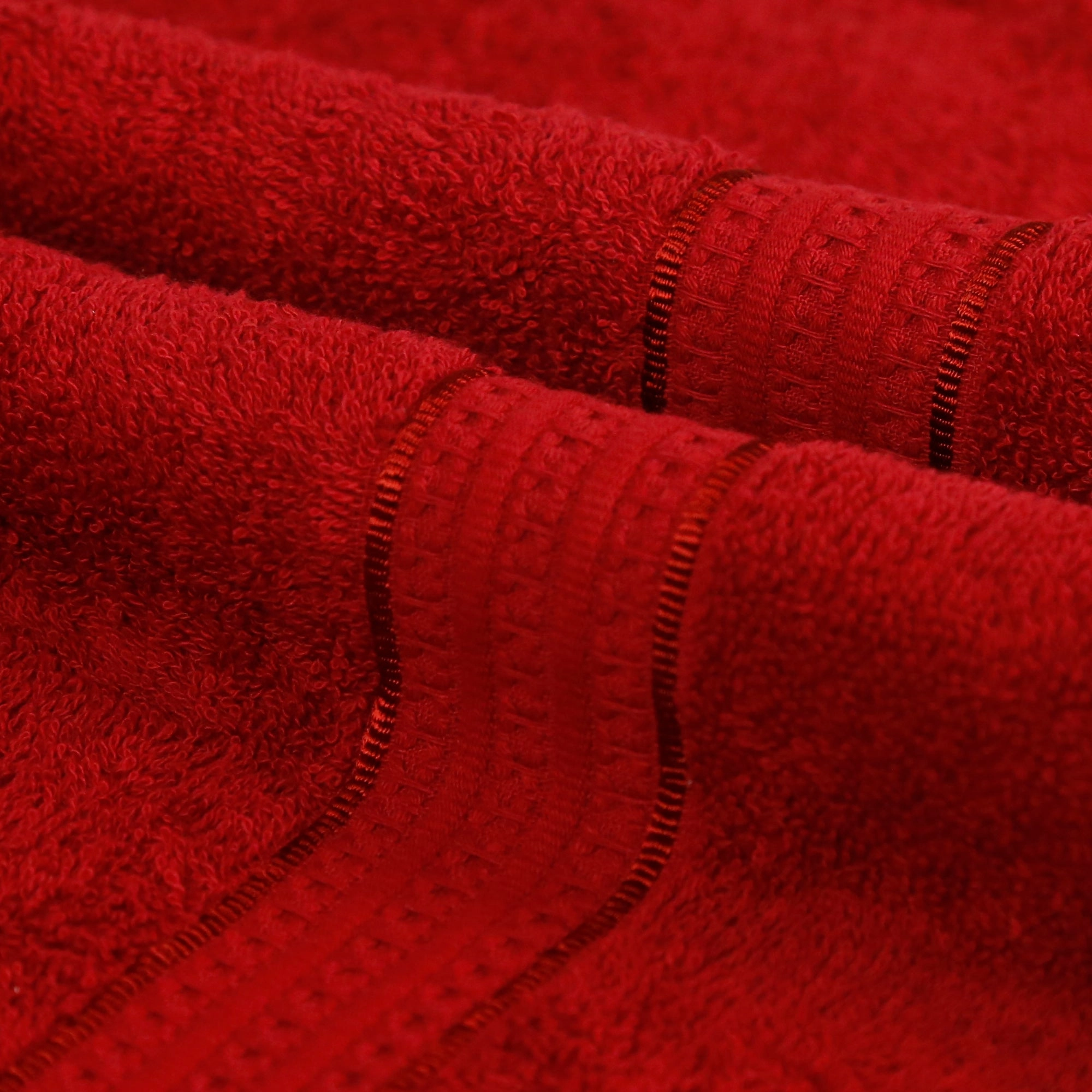Celebration Lovely Red 4Pc Set Towel Gift Set, 450 Gsm, 100% Cotton, Solid