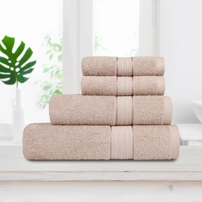 Celebration Nature Luxe 4Pc Set Towel Gift Set, 450 Gsm, 100% Cotton, Solid bath towels,soft towels,bathroom textiles