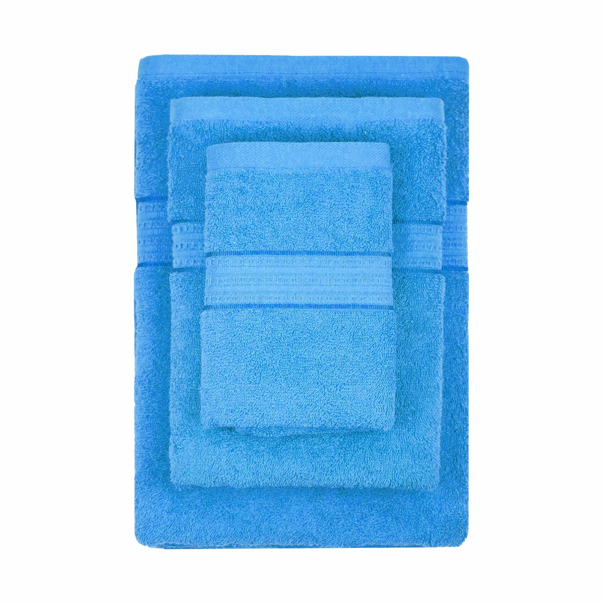 Celebration Perfect Blue 4Pc Set Towel Gift Set, 450 Gsm, 100% Cotton, Solid