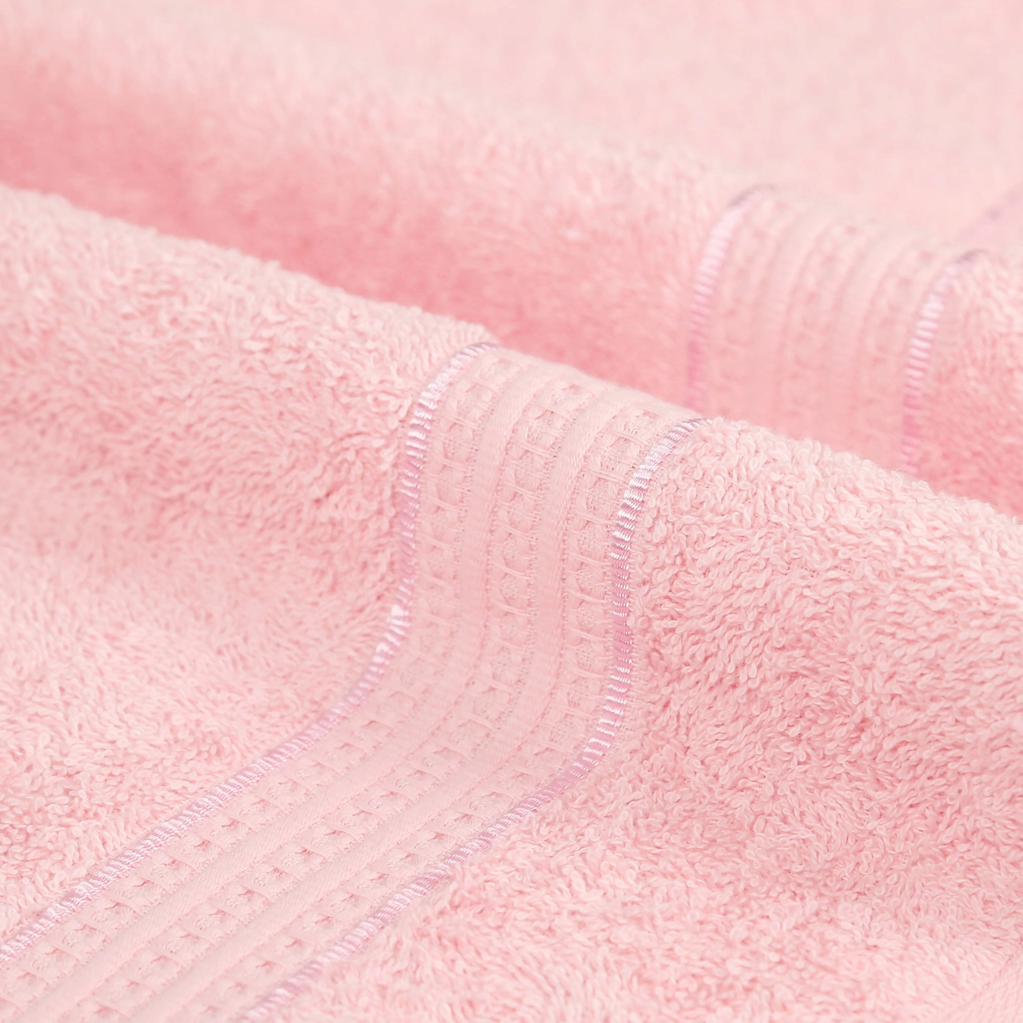 Celebration Powder Pink 4Pc Set Towel Gift Set, 450 Gsm, 100% Cotton, Solid