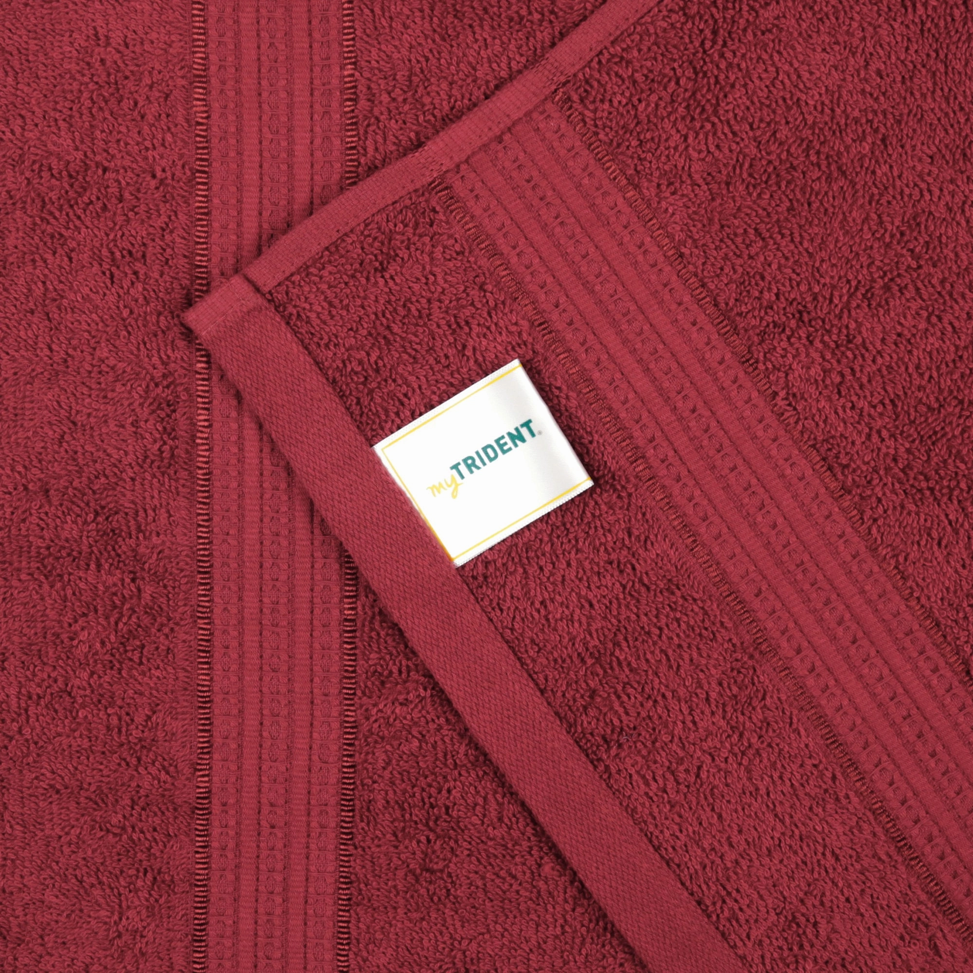Celebration Red Wine 4Pc Set Towel Gift Set, 450 Gsm, 100% Cotton, Solid