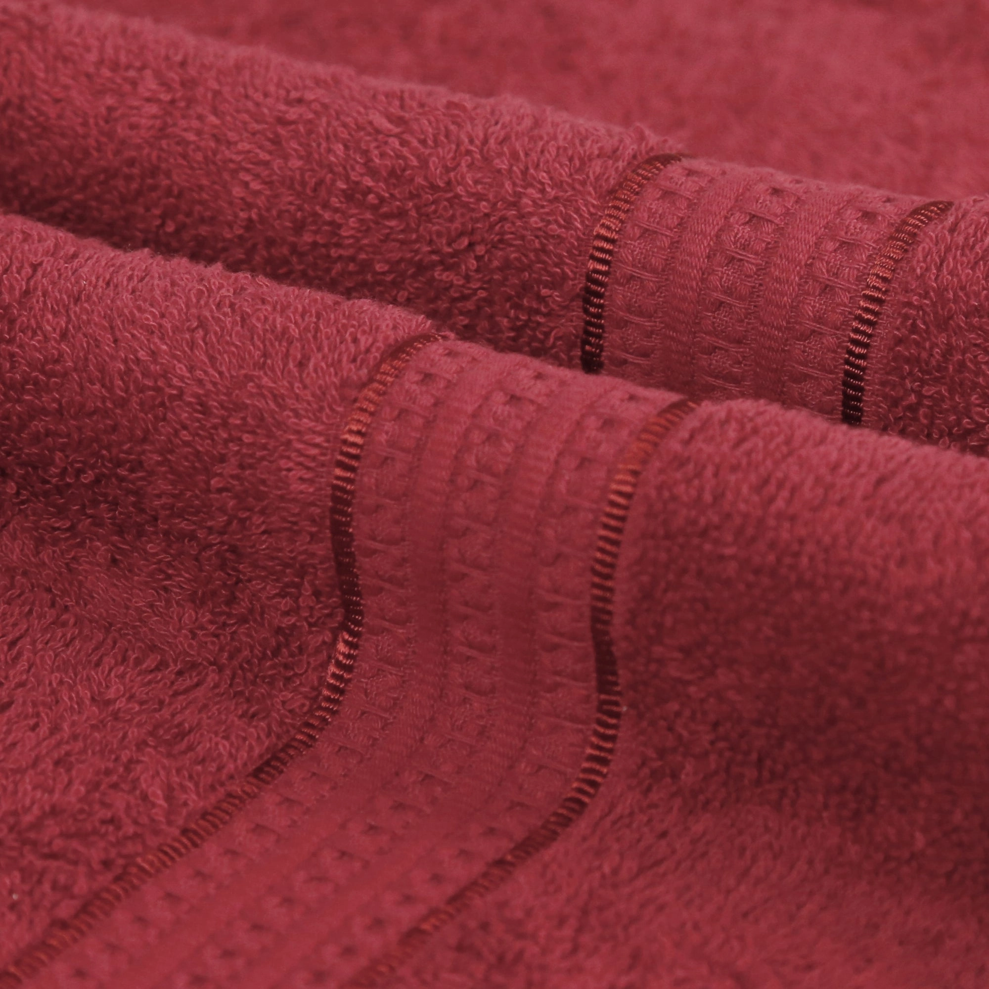Celebration Red Wine 4Pc Set Towel Gift Set, 450 Gsm, 100% Cotton, Solid