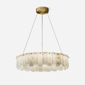 Celestial Alabaster Round Chandelier chandelier,ceiling light,decorative lighting