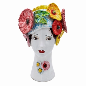 Ceramic Head Vase, Flowers vase,flower vase,home decoration