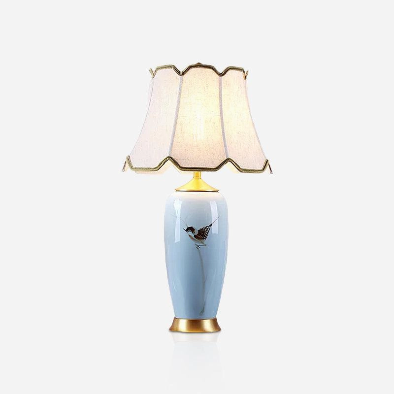 Ceramic Oval Desk Lamp