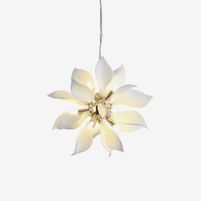 Ceramic Petals Blooming Chandelier chandelier,ceiling light,decorative lighting