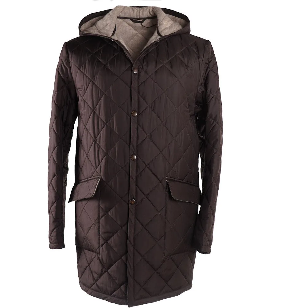 Cesare Attolini Cashmere-Lined Quilted Parka Clothing_Cesare-Attolini