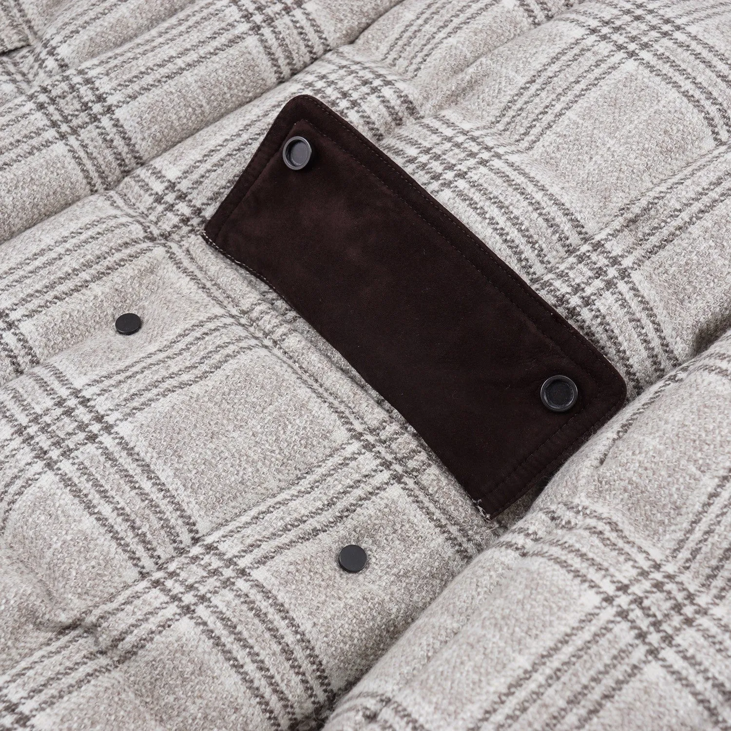 Cesare Attolini Down-Filled Quilted Wool Coat Clothing_Cesare-Attolini