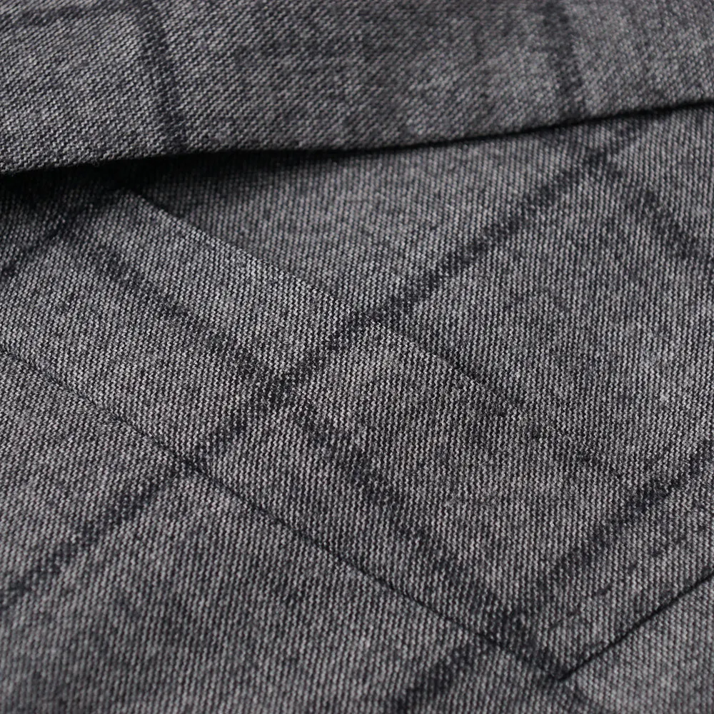 Cesare Attolini Gray Check Wool-Cashmere Suit Clothing_Cesare-Attolini