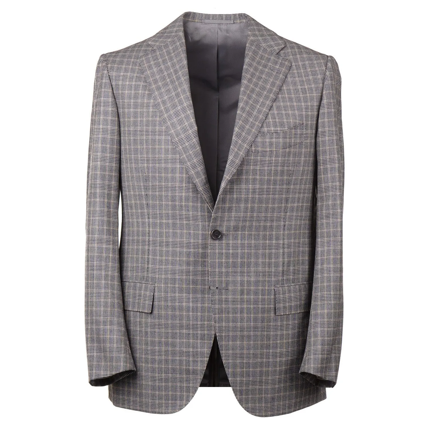 Cesare Attolini Layered Check Soft Wool Suit Clothing_Cesare-Attolini