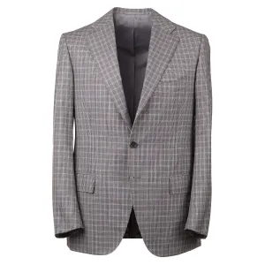 Cesare Attolini Layered Check Soft Wool Suit Clothing_Cesare-Attolini