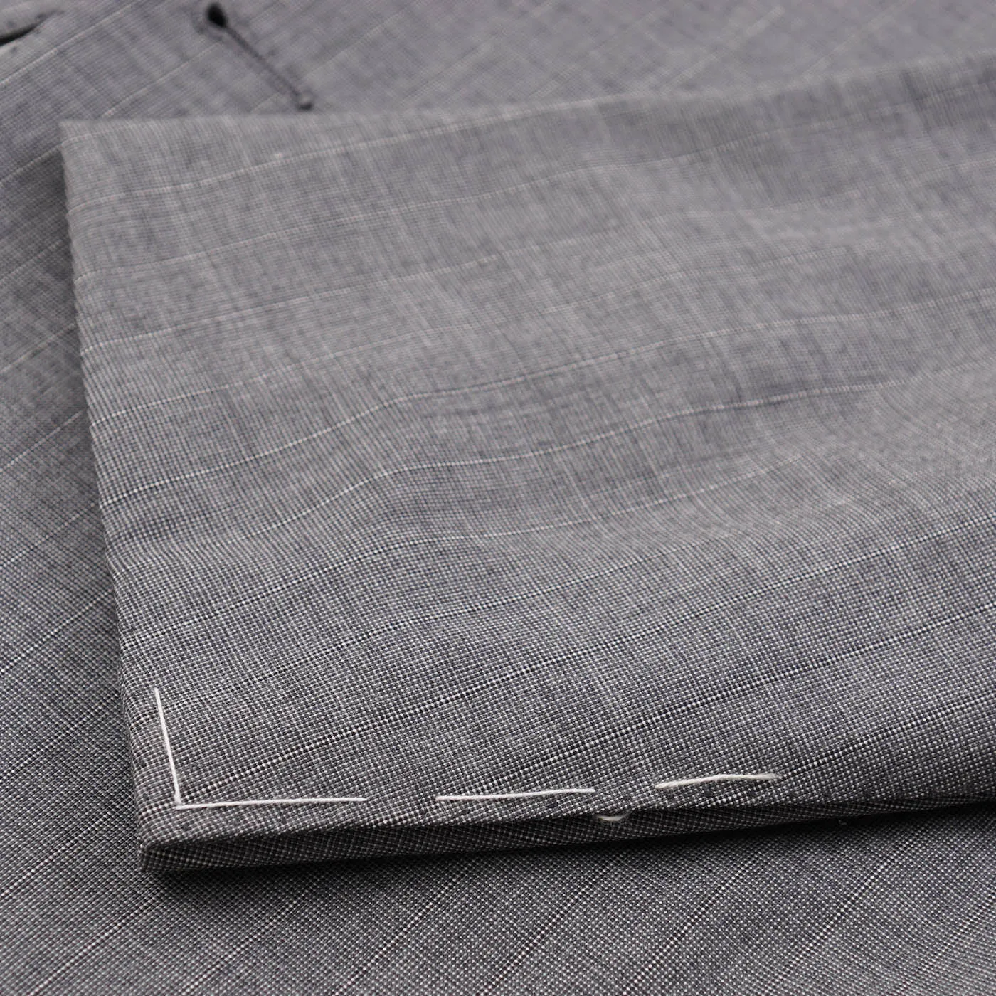 Cesare Attolini Lighter Gray Striped Wool Suit Clothing_Cesare-Attolini