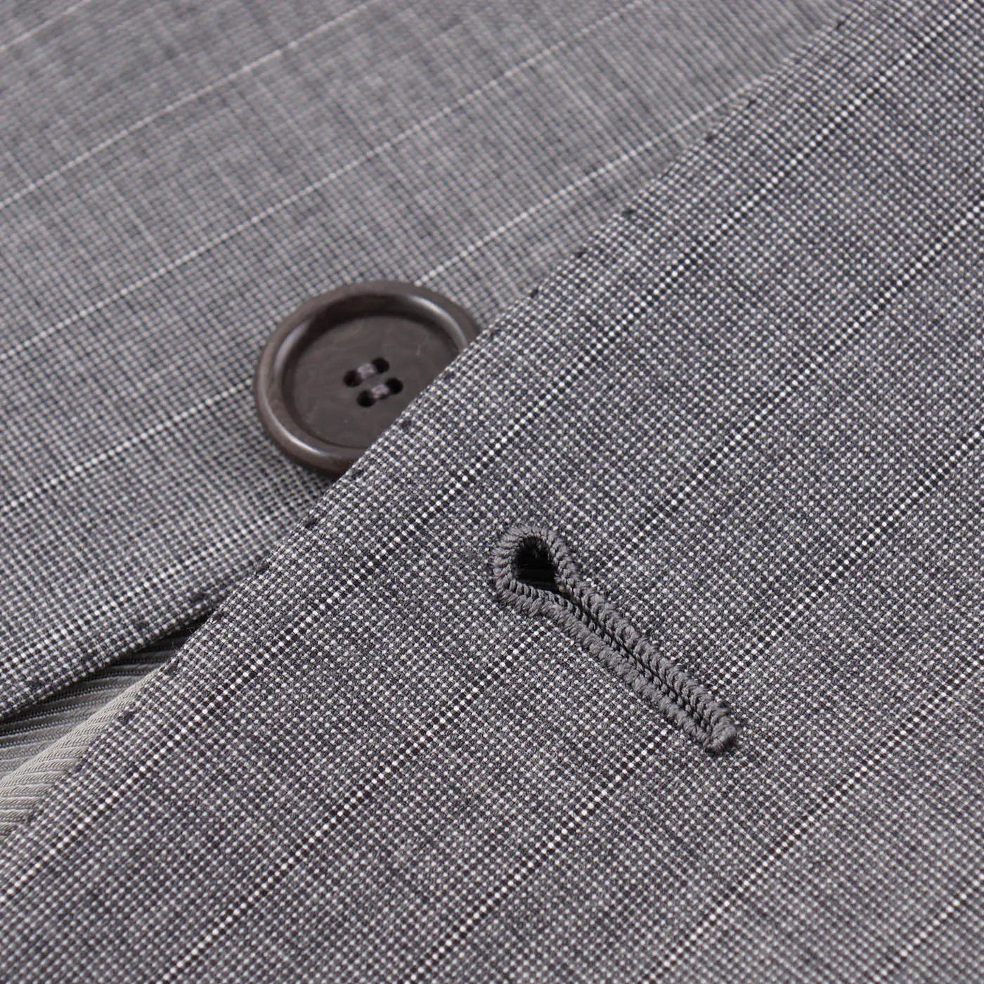 Cesare Attolini Lighter Gray Striped Wool Suit Clothing_Cesare-Attolini