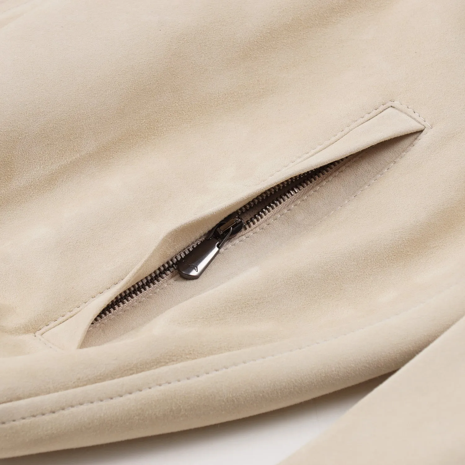 Cesare Attolini Nappa Suede Bomber Jacket Clothing_Cesare-Attolini