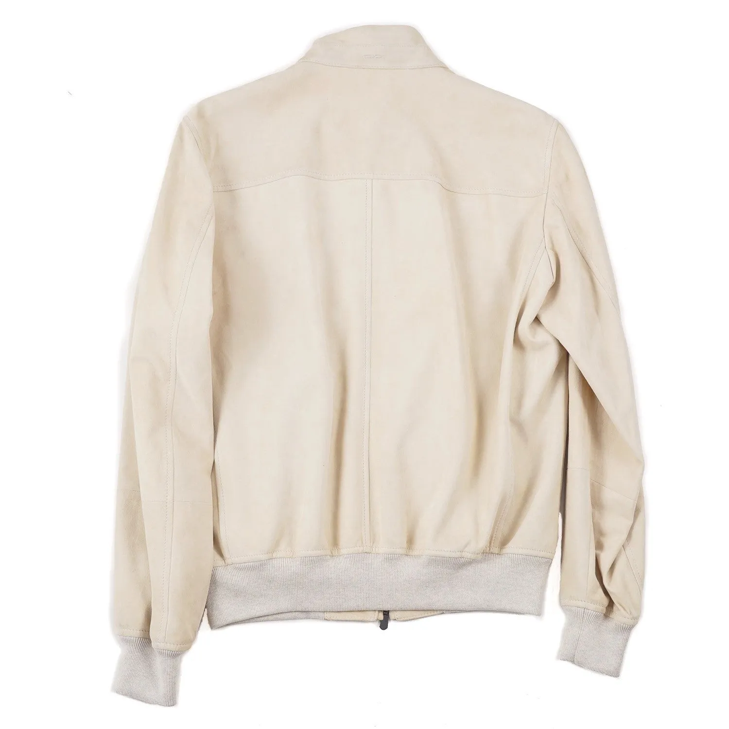 Cesare Attolini Nappa Suede Bomber Jacket Clothing_Cesare-Attolini