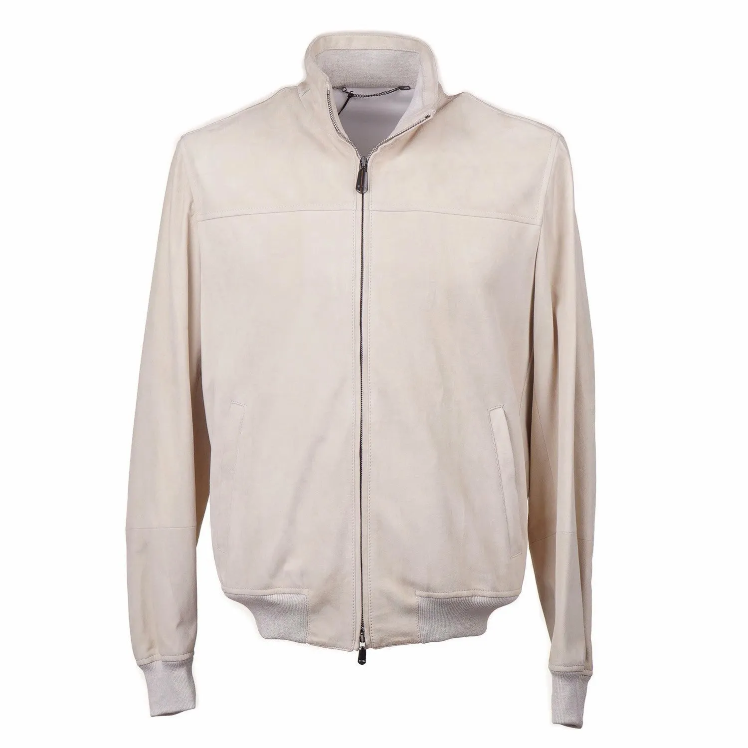 Cesare Attolini Nappa Suede Bomber Jacket Clothing_Cesare-Attolini