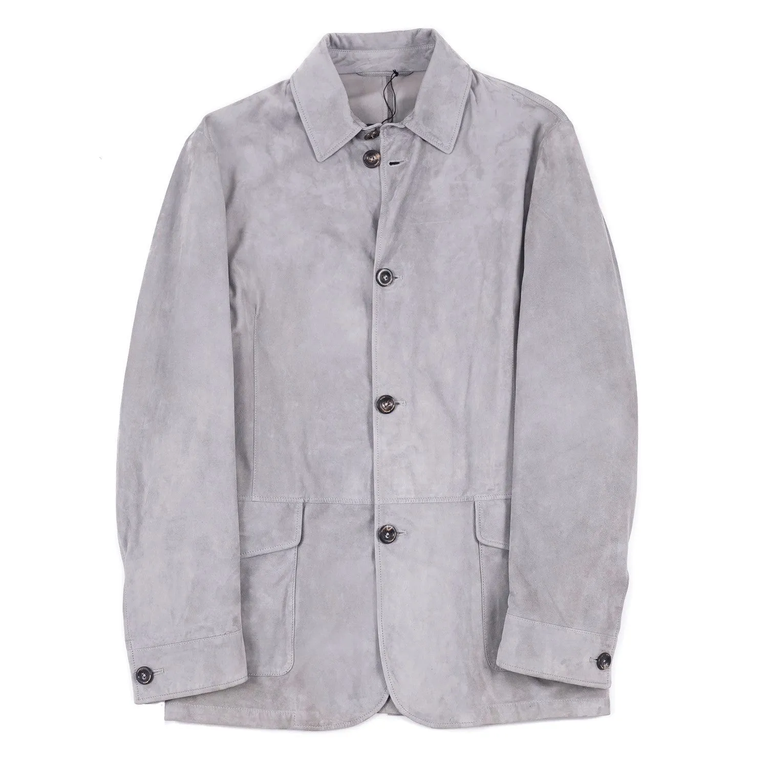 Cesare Attolini Nappa Suede Field Jacket Clothing_Cesare-Attolini