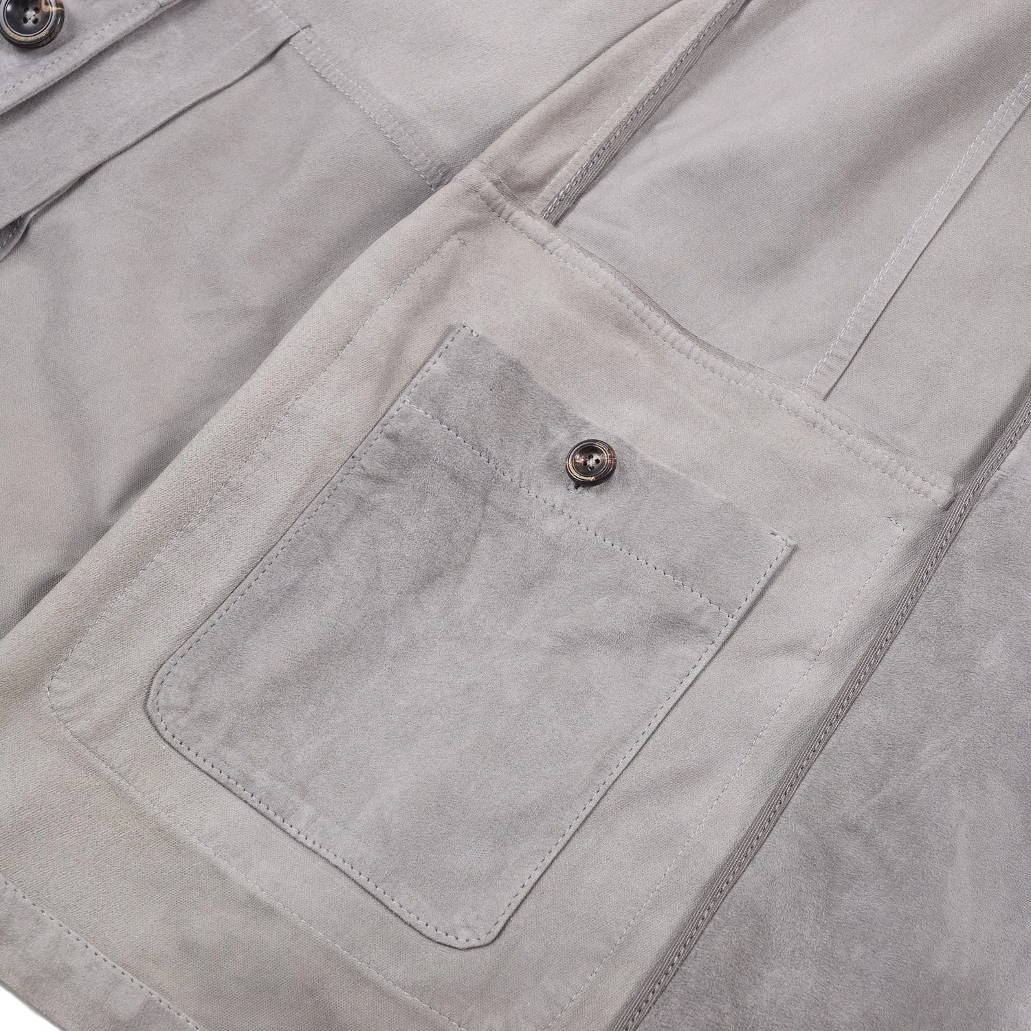 Cesare Attolini Nappa Suede Field Jacket Clothing_Cesare-Attolini