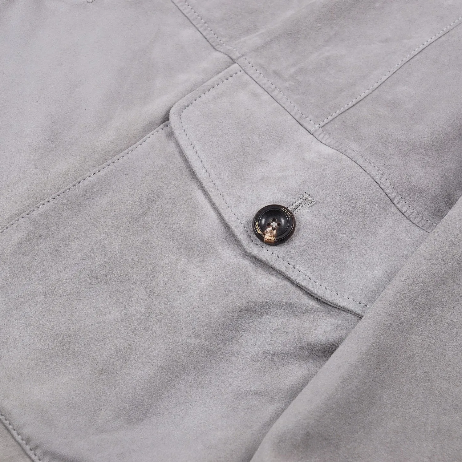 Cesare Attolini Nappa Suede Field Jacket Clothing_Cesare-Attolini
