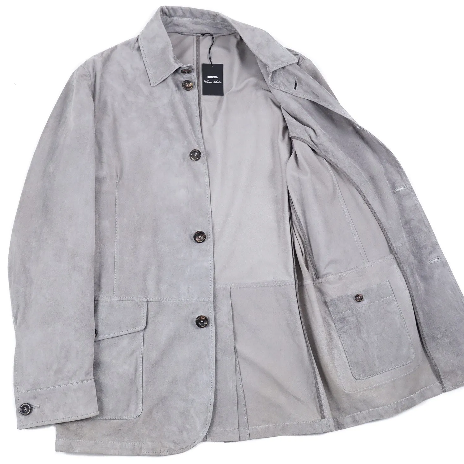 Cesare Attolini Nappa Suede Field Jacket Clothing_Cesare-Attolini