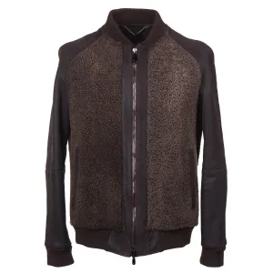 Cesare Attolini Shearling Leather Bomber Jacket Clothing_Cesare-Attolini