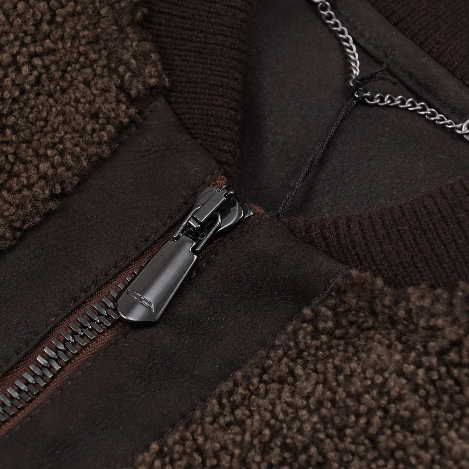 Cesare Attolini Shearling Leather Bomber Jacket Clothing_Cesare-Attolini