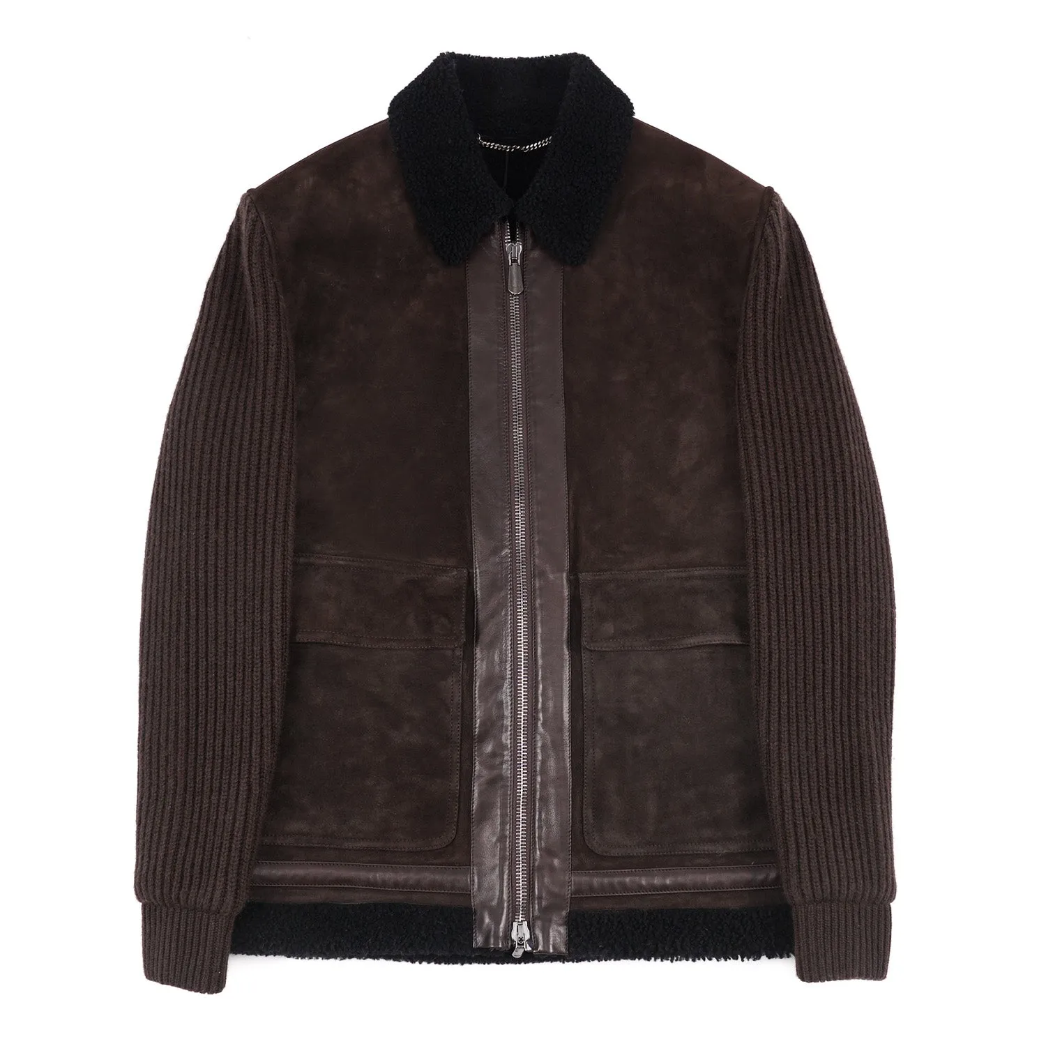 Cesare Attolini Shearling-Lined Suede Jacket Clothing_Cesare-Attolini