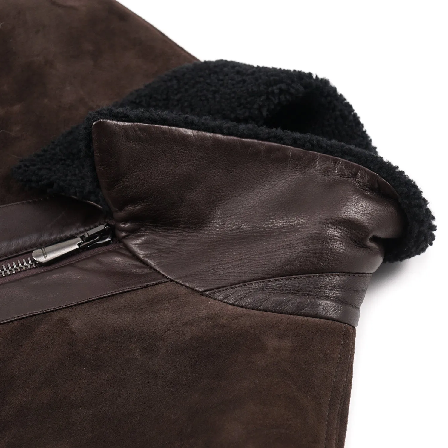 Cesare Attolini Shearling-Lined Suede Jacket Clothing_Cesare-Attolini