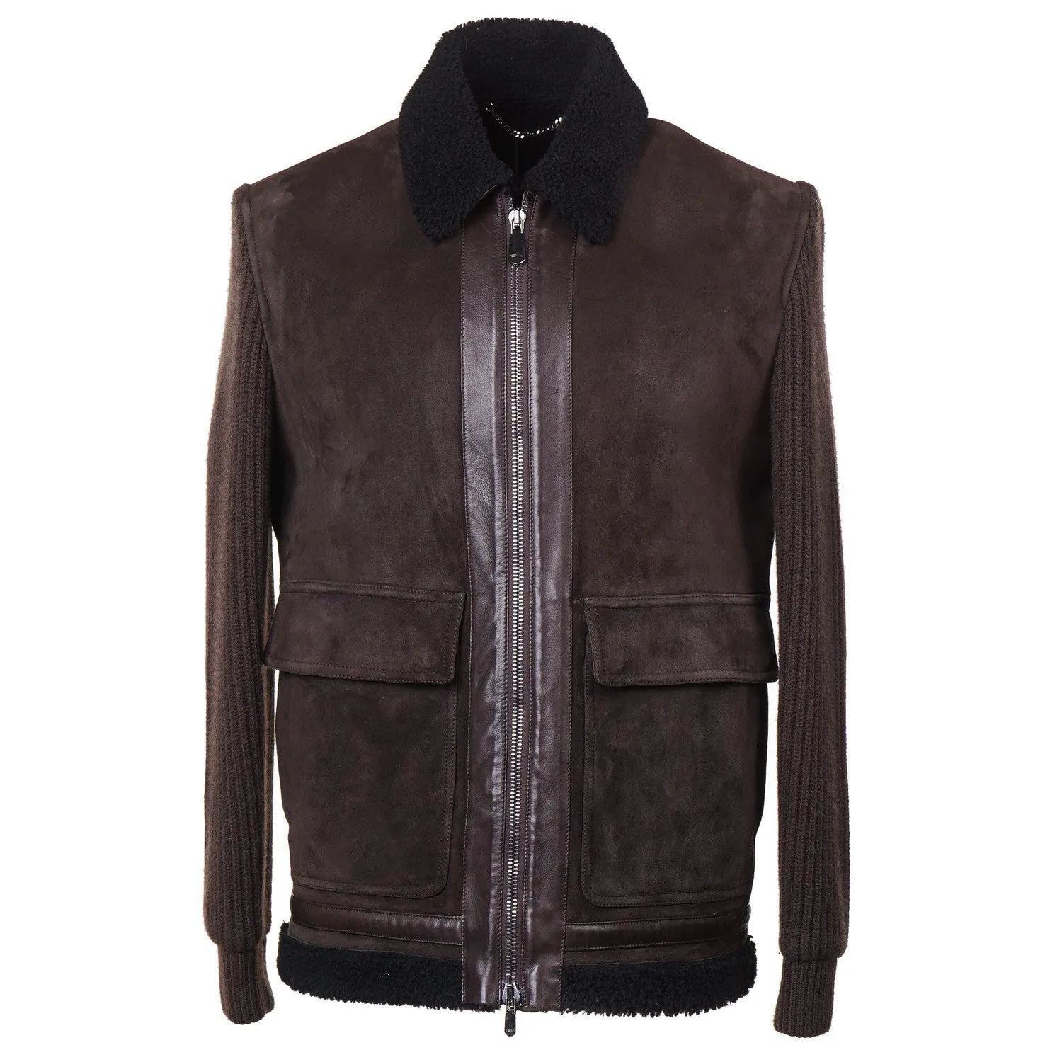 Cesare Attolini Shearling-Lined Suede Jacket Clothing_Cesare-Attolini
