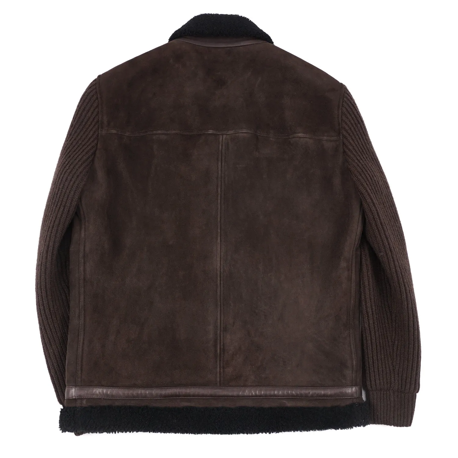 Cesare Attolini Shearling-Lined Suede Jacket Clothing_Cesare-Attolini