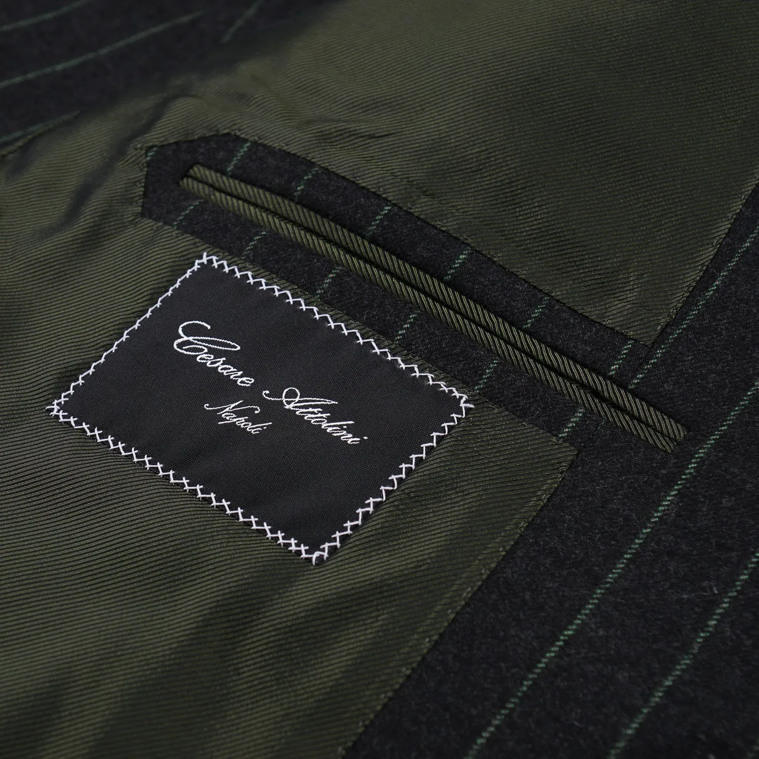 Cesare Attolini Slim-Fit Flannel Wool Suit Clothing_Cesare-Attolini
