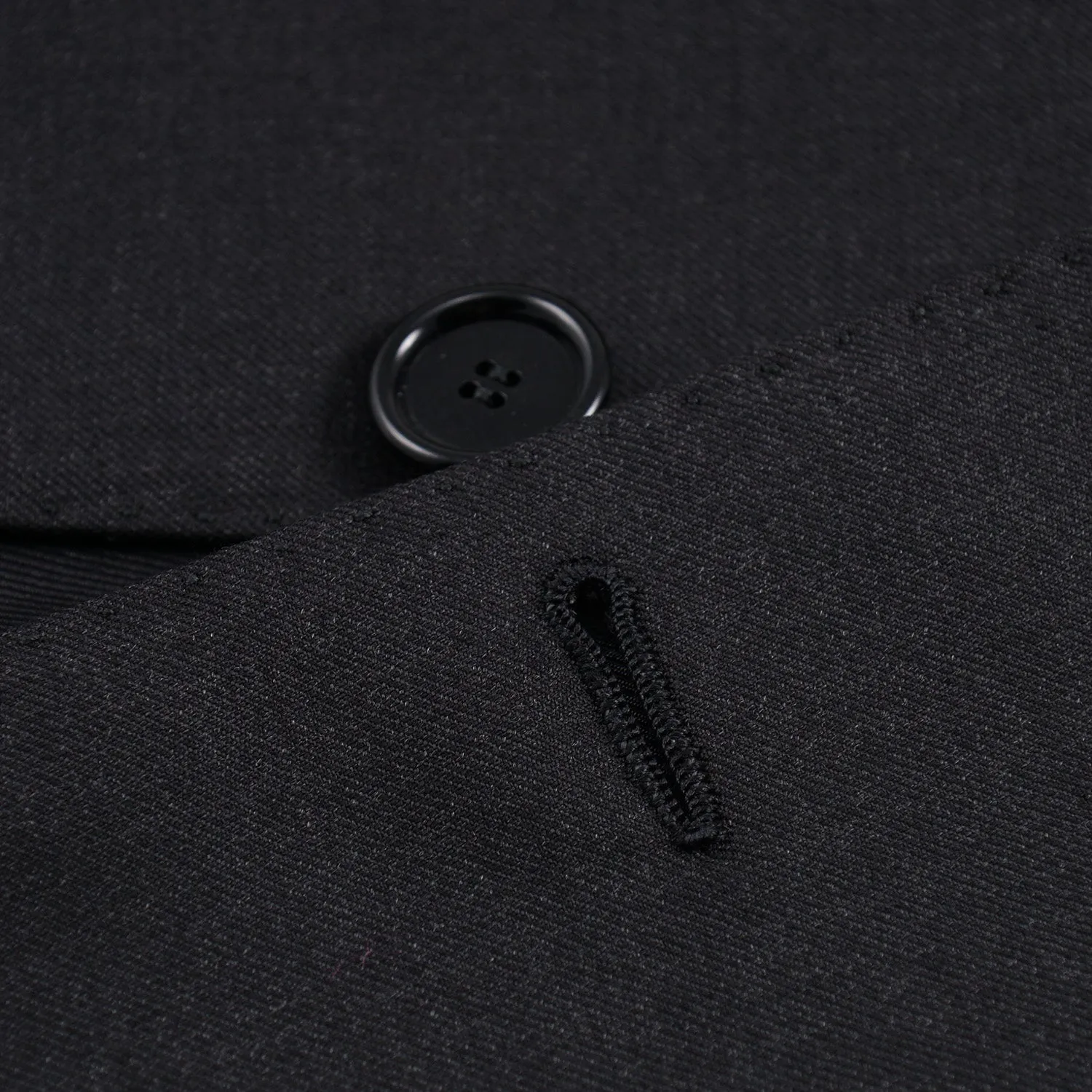 Cesare Attolini Slim-Fit Solid Charcoal Wool Suit Clothing_Cesare-Attolini