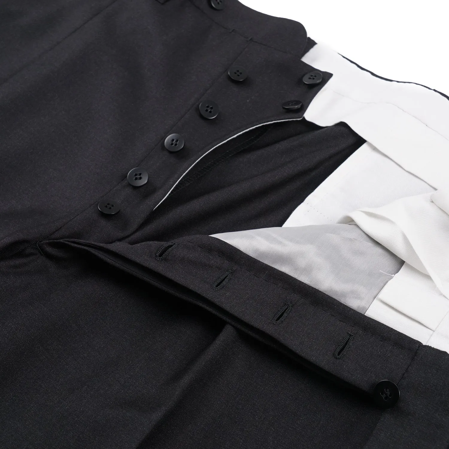 Cesare Attolini Slim-Fit Solid Charcoal Wool Suit Clothing_Cesare-Attolini